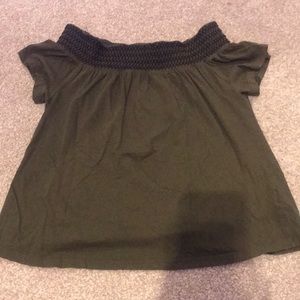 Off the shoulder shirt